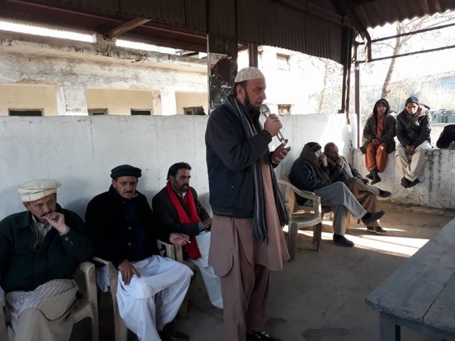 Railway workers meeting in locoshed Rawalpindi (4)