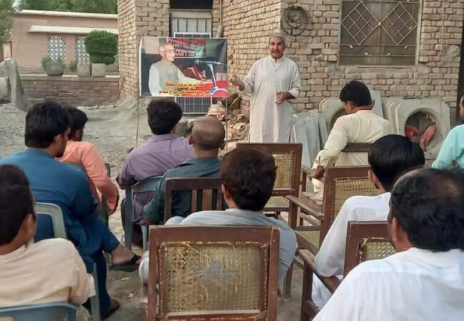 دادو میں کامریڈ پرویز ملک کا تعزیتی ریفرنس