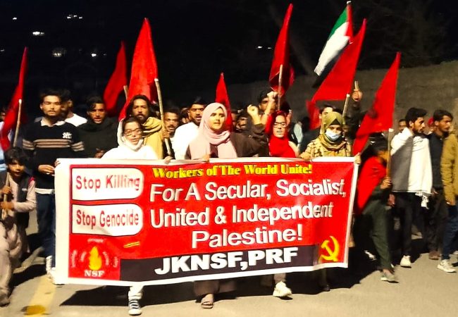 فلسطین سے یکجہتی اور اسرائیلی جارحیت کے خلاف ریلیاں اور احتجاجی مظاہرے